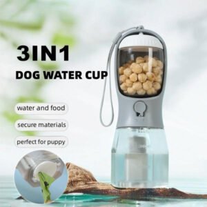 Furryhabit™ 3-in-1 Pet Travel Bottle