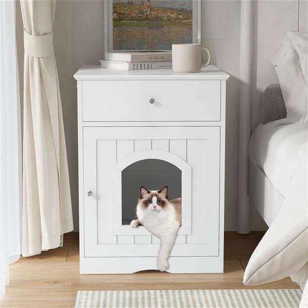 FurryHabit Wooden Indoor Pet House – Cozy Wooden Dog House for Small & Medium Dogs