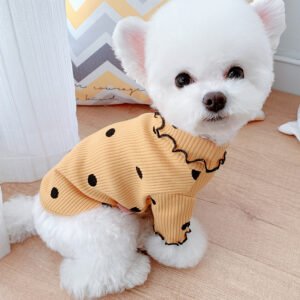 Furryhabit™ Polka Dot Turtleneck Pet Shirt