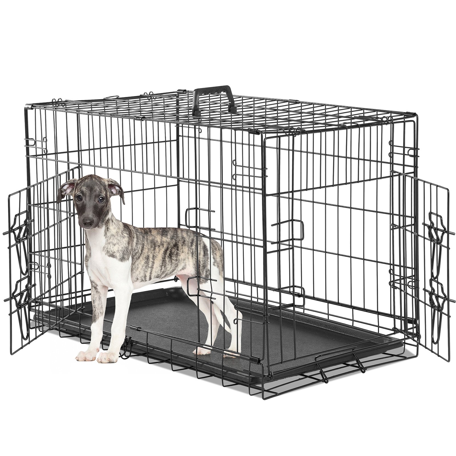 FurryHabit Double Door Dog Crate – Heavy-Duty Indoor Pet Cage for Small, Medium & Large Dogs - Image 4