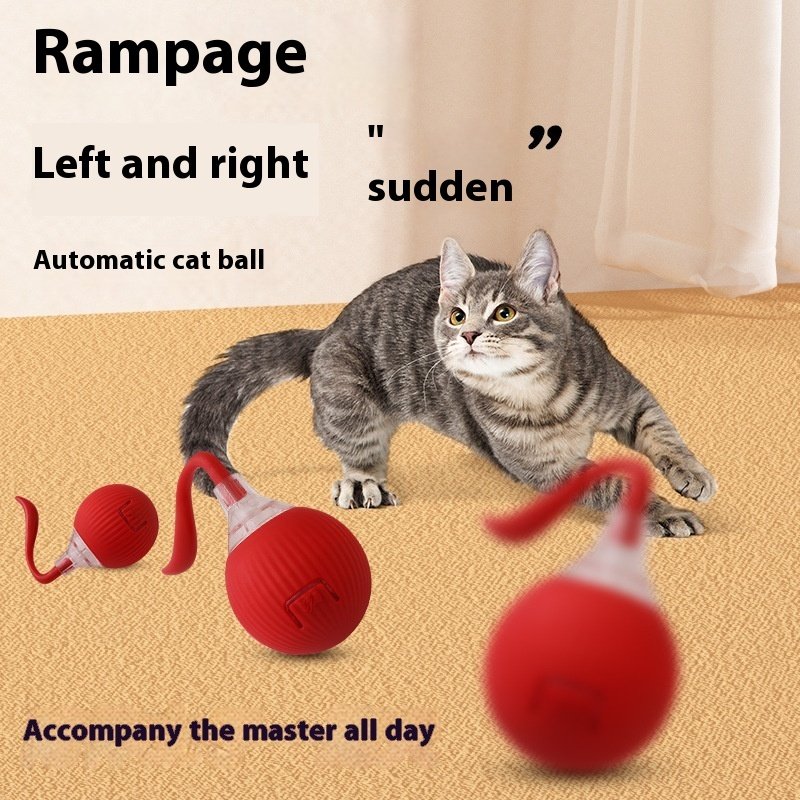 FurryHabit Interactive Rolling Cat Ball – Smart Automatic Motion Toy for Indoor Cats - Image 10