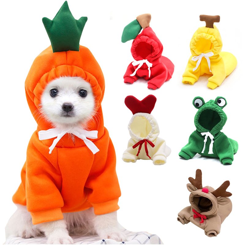 Furryhabit™ Fruit Fleece Hoodie for Small Dogs & Cats - Image 3