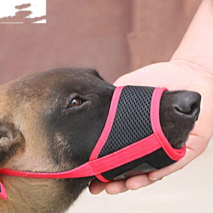 FurryHabit™ Anti-Scavenging Dog Muzzle – Breathable Safety Mouth Cover for Large Dogs