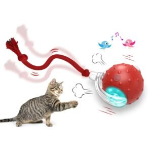 FurryHabit Interactive Rolling Cat Ball – Smart Automatic Motion Toy for Indoor Cats